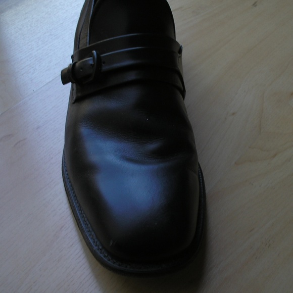 E.T. WRIGHT Men\'s Black Leather Loafers 10.5 B main image 4